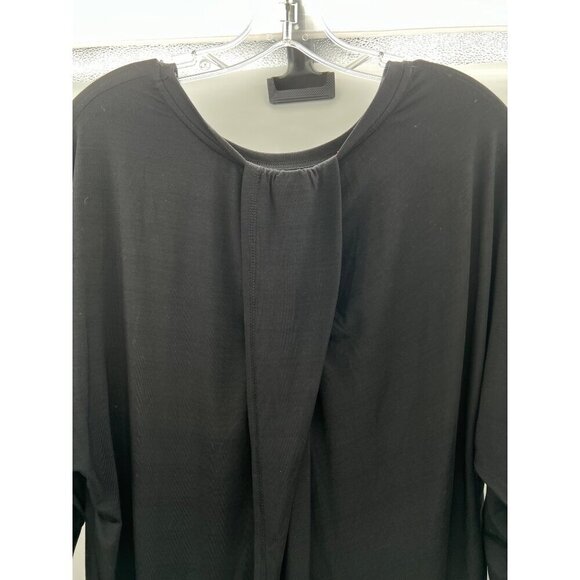 Matilda Jane Hi Low Top Split Back Long Sleeve Black Size Medium - Picture 6 of 9